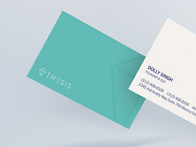 Thesis Business Cards (exploration)