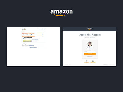 Amazon Sign In Redesign #1