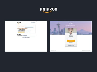 Amazon Sign In Redesign #2