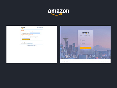 Amazon Sign In Redesign #3