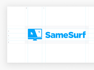 SameSurf Logo art direction branding creative direction design logo design