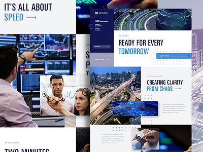 Citadel v4 – Modeling Tomorrow brand development creative direction creative strategy design ui ux