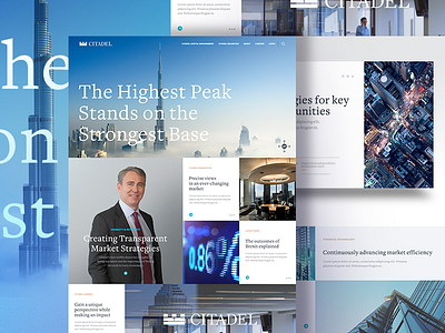 Citadel v3 – The High Ground of the Market brand development creative direction creative strategy design ui ux
