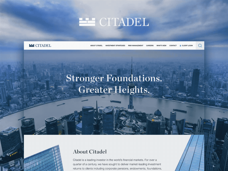 Citadel Responsive Redesign art direction brand development creative direction creative strategy design responsive ui ux visual design web