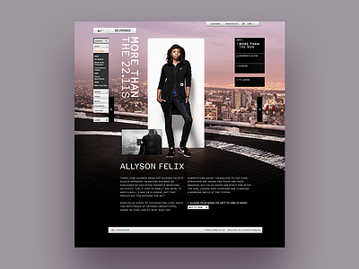 NikeSportswear Aw77 Feature creative direction design interactive nike ui ux visual design web design