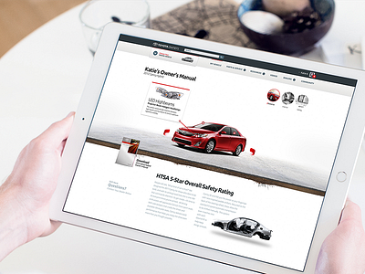 Toyota Owners Interactive Manual creative direction design interactive toyota ui ux visual design web design