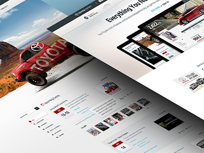 Toyota Owners Site Detail automotive creative direction design digital interactive platform toyota ui ux visual design web design