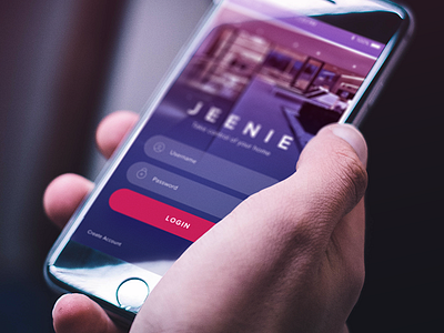 Jeenie - Smart Device Management App app design creative direction design design direction ios mobile ui ux visual design