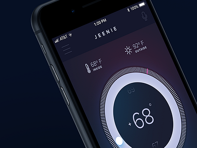 Jeenie - Smart Device Management App app design creative direction design design direction ios mobile ui ux visual design