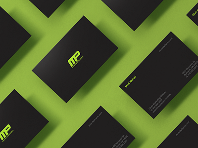 MusclePharm Business Cards