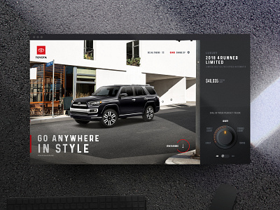 Rapp Toyota Trucks Experience • 4runner Asphalt animation art direction automotive creative agency creative direction creative strategy design design direction design studio los angeles motion design toyota ui ux visual design