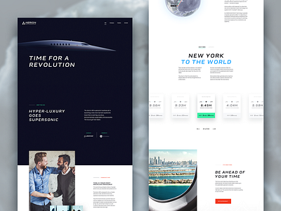 Aerion Supersonic • AS2 Page creative agency creative direction creative strategy design design direction design studio los angeles ui ux web design