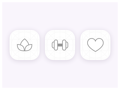 App Icons - Wireframe branding icons illustration vector