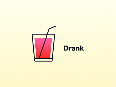 Drank Logo Concept illustration logo