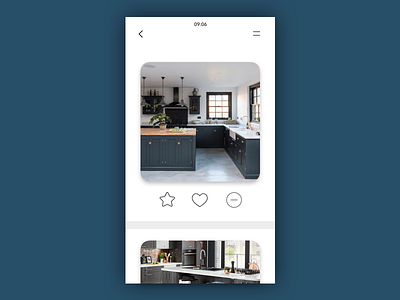 Kitchen Inspiration App app design ios ui