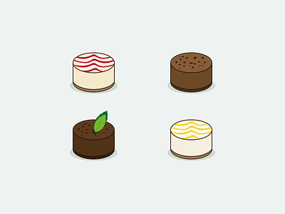 Cheesecakes cheesecake icons illustration