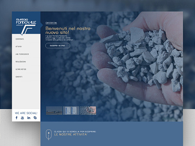 Frantoio Fondovalle group construction infrastructure italy road construction ui uidesign webdesign webdesigner website