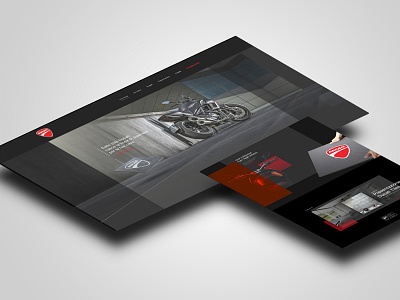 Ducati Tiles website bologna cycle ducati homepage interaction design italy motor ui user interface website design
