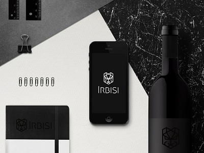 Irbisi Branding animal black head hero irbis leopard minimalist panther simple thin line tiger white