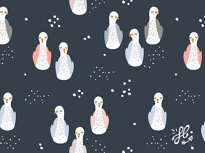 Nordic swans pattern background cute dark minimalist modern nordic nursery pattern scandinavian simple snow surface swans texture vector winter