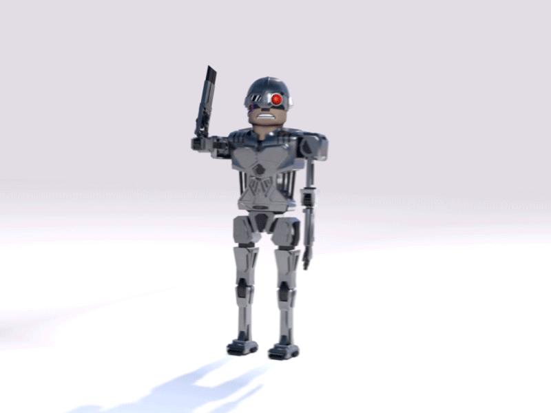 Robo Dude 3d animation c4d cyborg sci fi