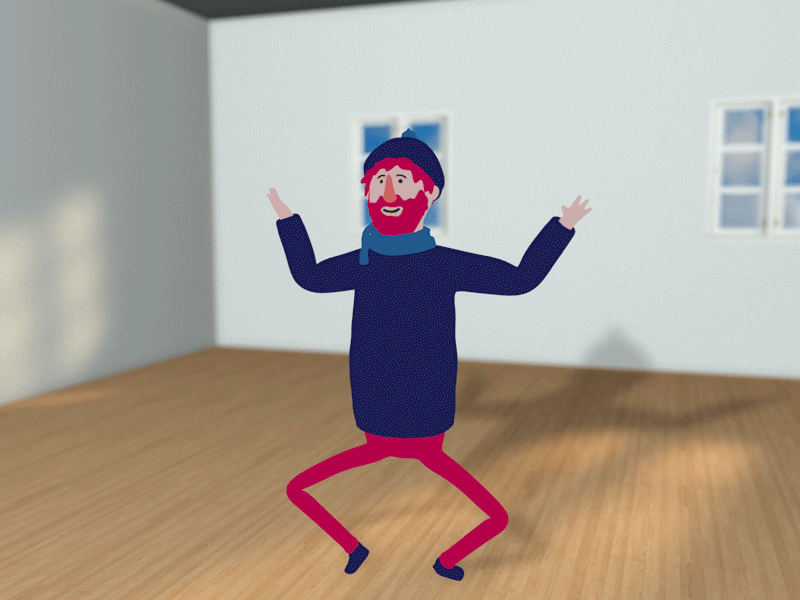 This Guy c4d character dance