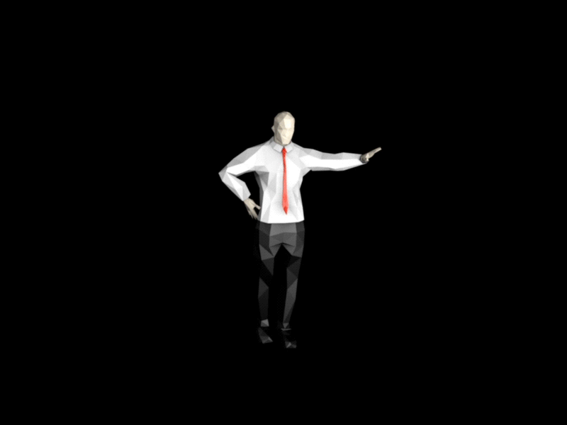 Hitman sexy dance c4d lowpoly rigging