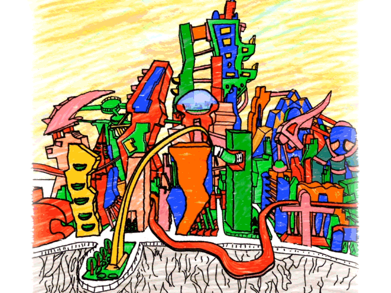 Living Drawing sketch and toon ae c4d