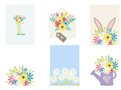 Podtkarte Ostern design illustration typography vector