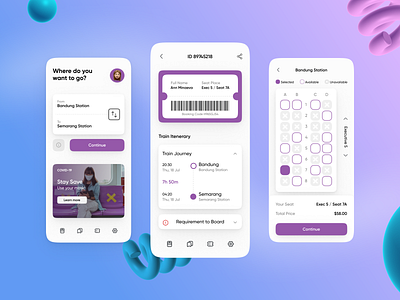 Trasport Booking App app booking booking app bus flight seat select seat ticket app ticket booking train transport transport app travel trip ui