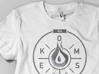 ekoms_02 brand ekoms flame smoke tshirt