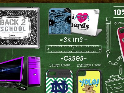 skn_B2S back2school cases chalkboard green promo san diego skinit skins