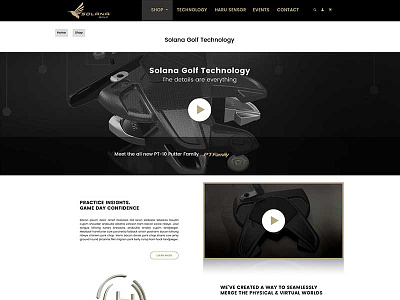 Solanagolf 3 Dribbble Joseluquin brand design development ui ux web design