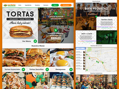 La Torta Plaza development food react tijuana tj ui ux web website