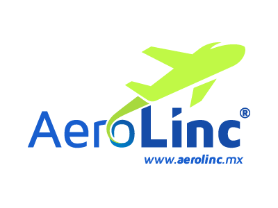 Aerolinc_logo_02 aestudio air line airplane blue brand branding green ingenia ingenia creative logo logotipo pictograma