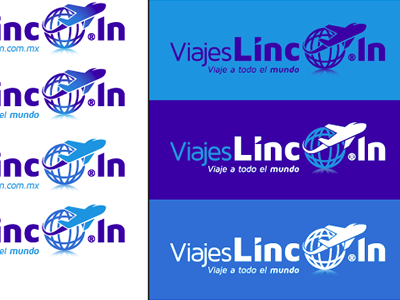 Viajeslincoln_05 aestudio air line airplane blue brand branding green ingenia ingenia creative logo logotipo pictograma