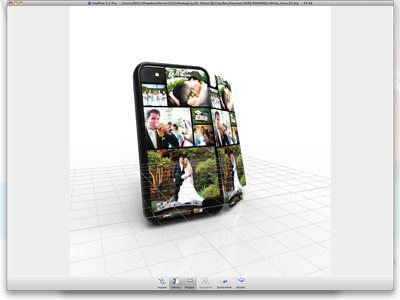 Product Hero 3d packaging render skinit