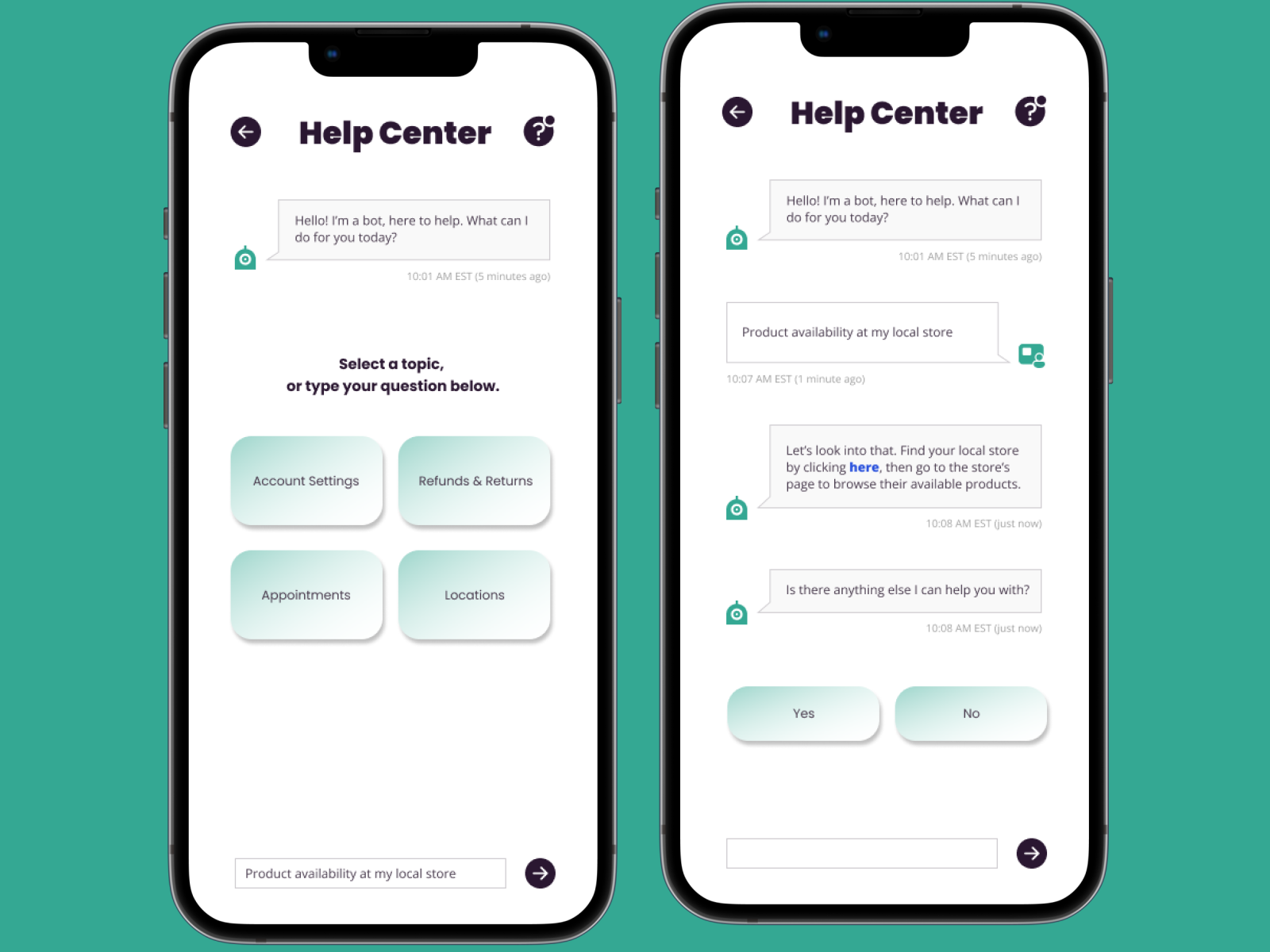 Chatbot - AI Chat Feature - UI Concept by Rachel Millman on Dribbble
