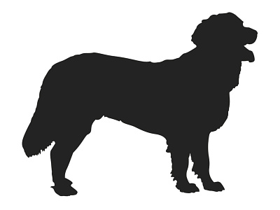 Dog silhouette branding convert to vector design graphic design icon illustration logo ui ux vector