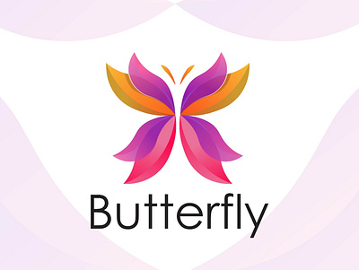 Butterfly Minimal Logo Design design logo typography