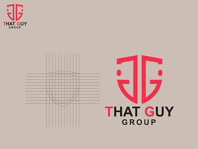 TG Grid Logo Design design logo typography