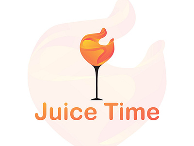 Juice Time Gradient Logo Design design logo typography