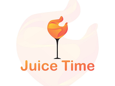 Juice Time Gradient Logo Design