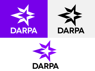 DARPA Re-Branding branding concept darpa dod identity logo military rebranding star vector
