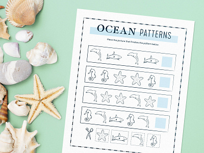 Ocean Patterns Kid's Printable