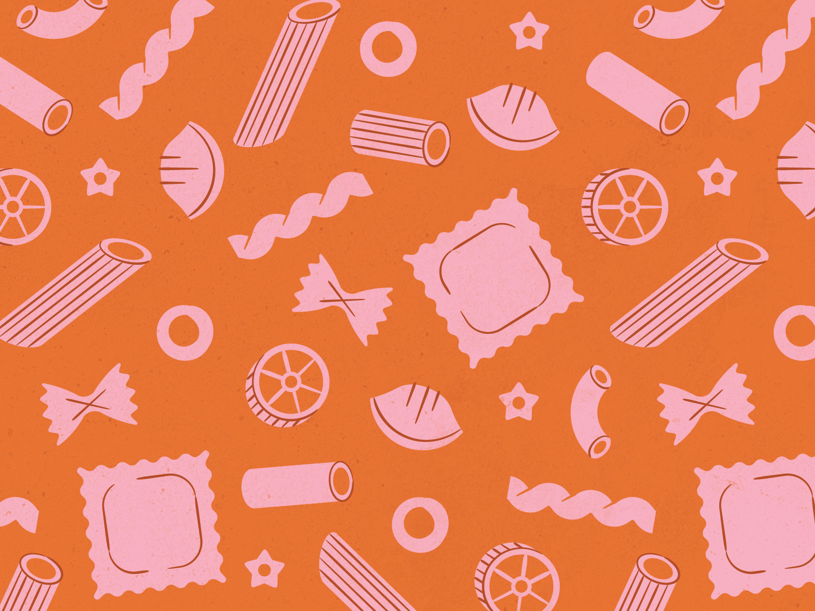 Pasta Pattern by Shelby Warwood on Dribbble