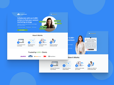 Crowd Content Landing Page