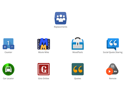 Android Apps Icons