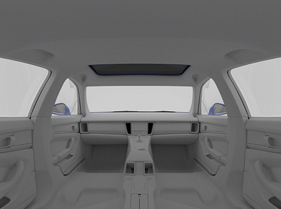 Porsche Panamera Interior 2 3d graphic design