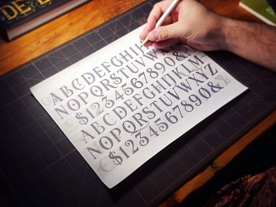 Monarch Preview Sketch fontdesign fonts handlettering handtype typeface typefacedesign typefoundry typegang typespecimen